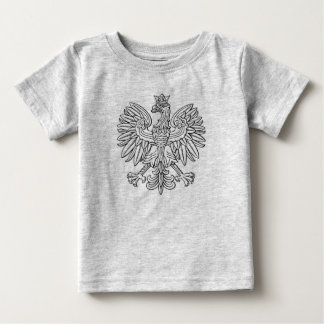 Camiseta De Bebé Sudadera para niños pequeños con símbolo polaco