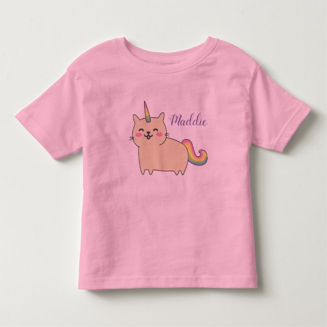 Camiseta De Bebé Sudadera personalizada Unikitty Unicorn (Anverso)