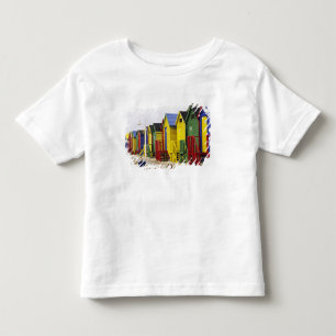 Camiseta De Bebé Sudáfrica, Cabo Occidental, St James. Colorido