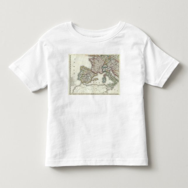 Camiseta De Bebé Sudoeste de Europa (Anverso)