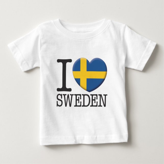 Camiseta De Bebé Suecia (Anverso)