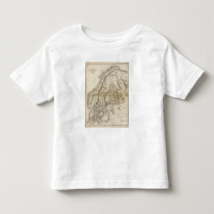 Camiseta De Bebé Suecia, Dinamarca, Noruega