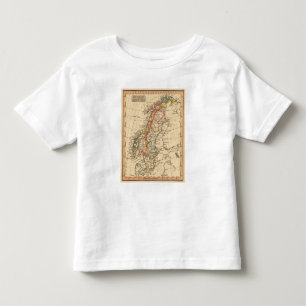 Camiseta De Bebé Suecia, Noruega 2