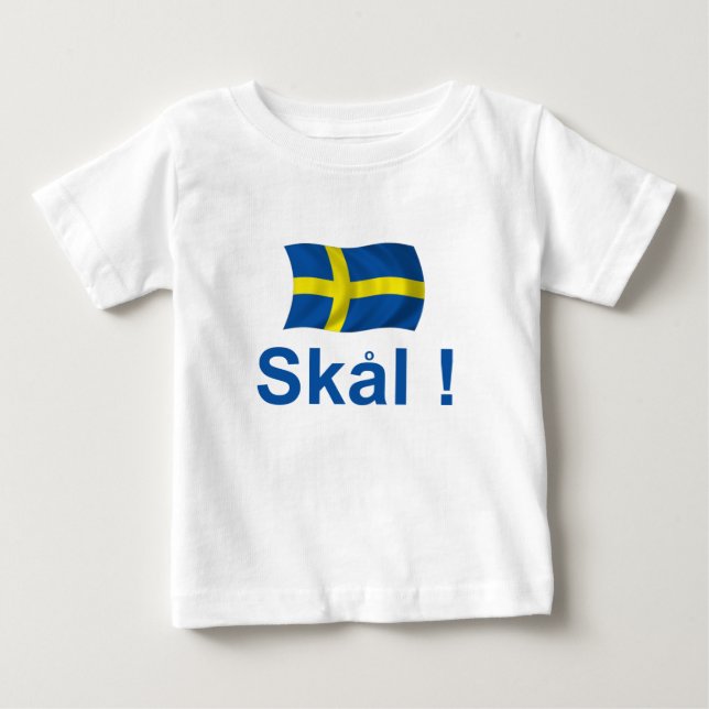 Camiseta De Bebé ¡Suecia Skal! (Anverso)