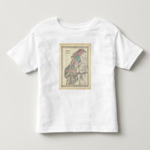 Camiseta De Bebé Suecia y Noruega