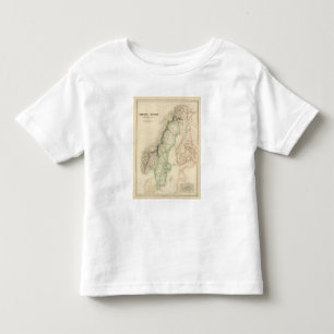 Camiseta De Bebé Suecia y Noruega 7