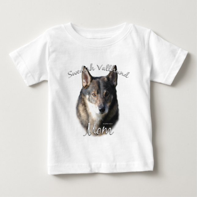 Camiseta De Bebé Sueco Vallhund Mom 2 (Anverso)