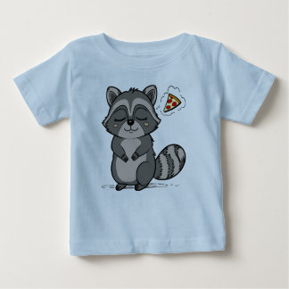 Camiseta De Bebé Sueño de mapache - Pizza!