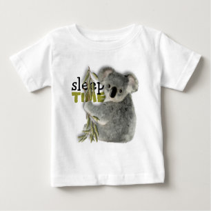 Camiseta De Bebé Sueño lindo de la koala