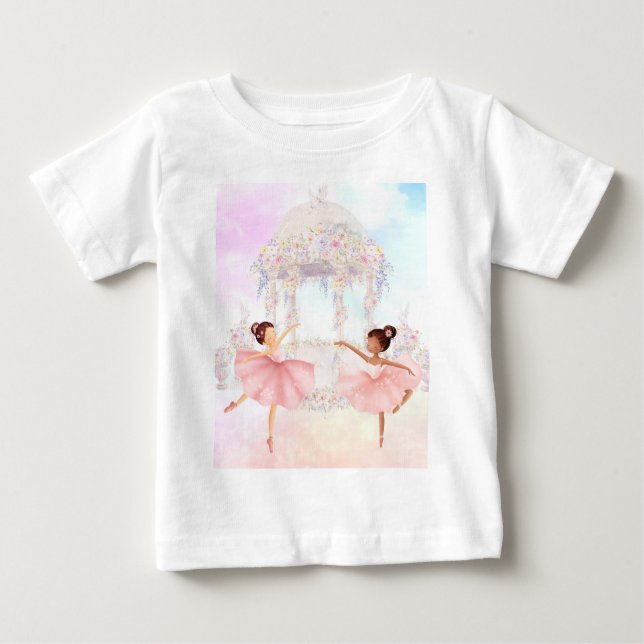 Camiseta De Bebé Sueños de Ballet (Anverso)