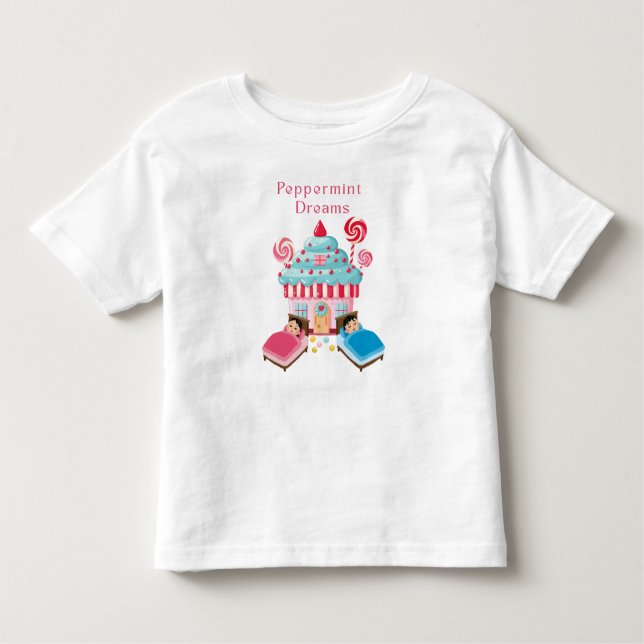 Camiseta De Bebé Sueños de menta (Anverso)