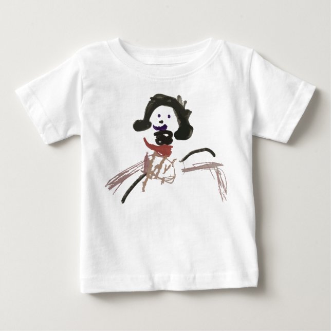 Camiseta De Bebé Sueños sin límites - Arte de mi joven visionario (Anverso)