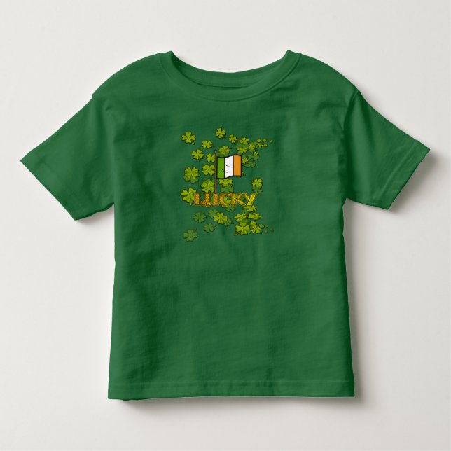 Camiseta De Bebé Suerte de los irlandeses (Anverso)
