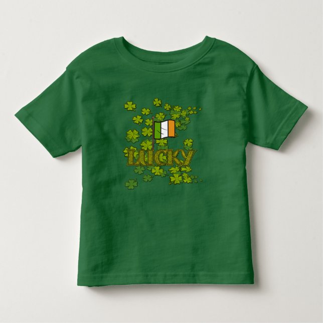 Camiseta De Bebé Suerte de los irlandeses (Anverso)