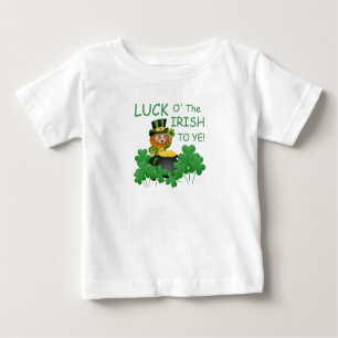 Camiseta De Bebé Suerte o el irlandés a ti en un