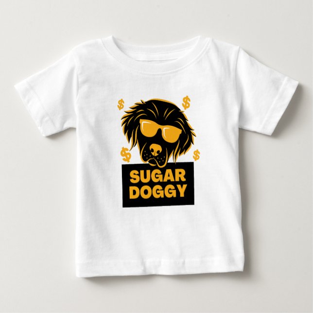 Camiseta De Bebé Sugar doggy (Anverso)