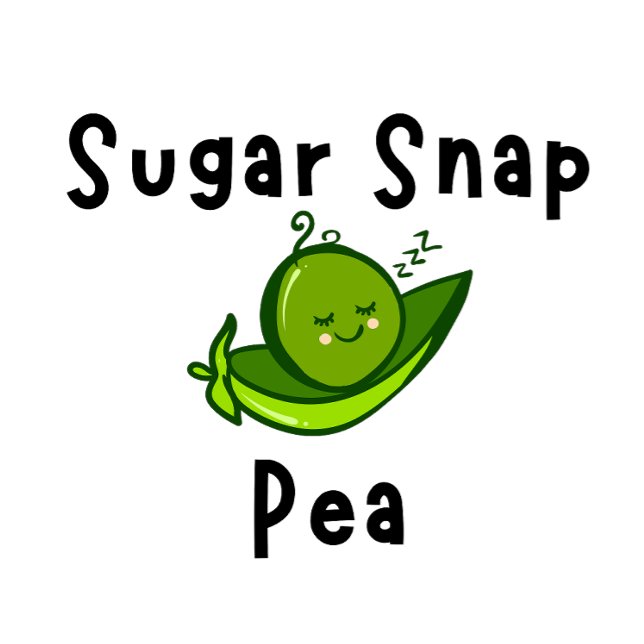 Camiseta De Bebé Sugar Snap Pea Nombre de mascota retro (Subido por el creador)