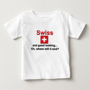 Camiseta De Bebé Suizo apuesto