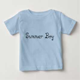 Camiseta De Bebé Summer Boy Typography Baby Romper
