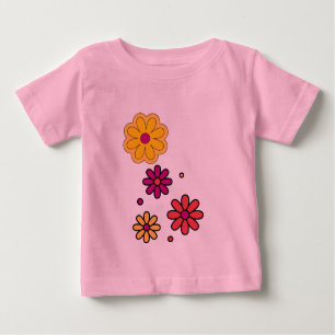 Camiseta De Bebé Summer Daisy Floral