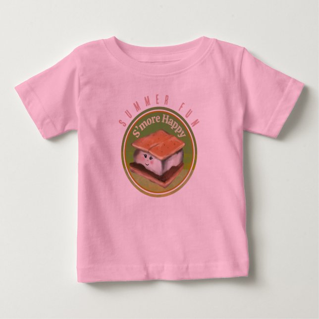 Camiseta De Bebé Summer Fun S'more Fun T-Shirt (Anverso)