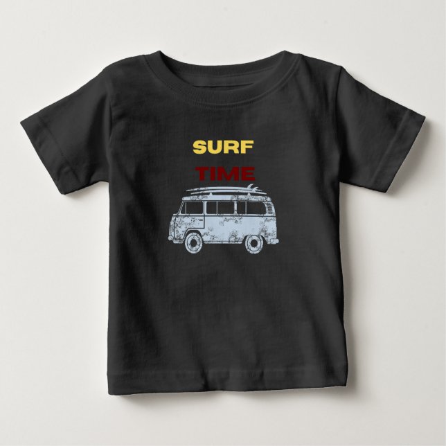 Camiseta De Bebé Summer Surf Time Boy (Anverso)