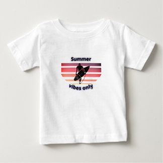 Camiseta De Bebé Summer Vibes Only – Artistic Summer T-Shirt