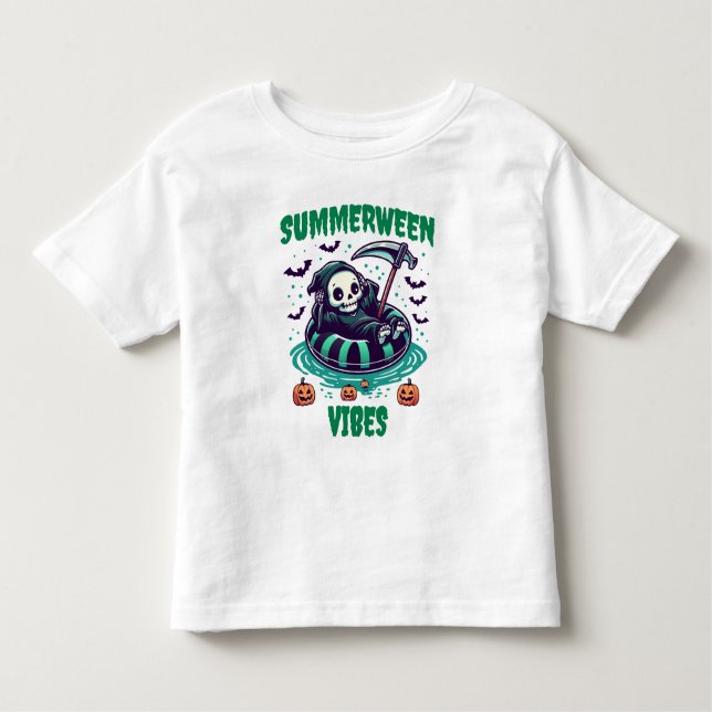 Camiseta De Bebé Summerween Vibes – Reaper Relaxed (Anverso)
