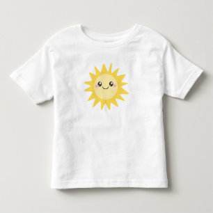 Camiseta De Bebé Sun feliz lindo