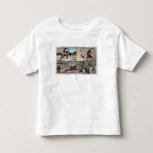 Camiseta De Bebé Sun Valley, escenas de persecución de IDRodeo Bul