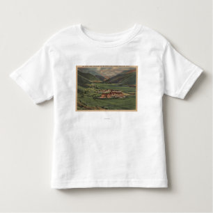 Camiseta De Bebé Sun Valley, IDView de la casa de campo de Sun