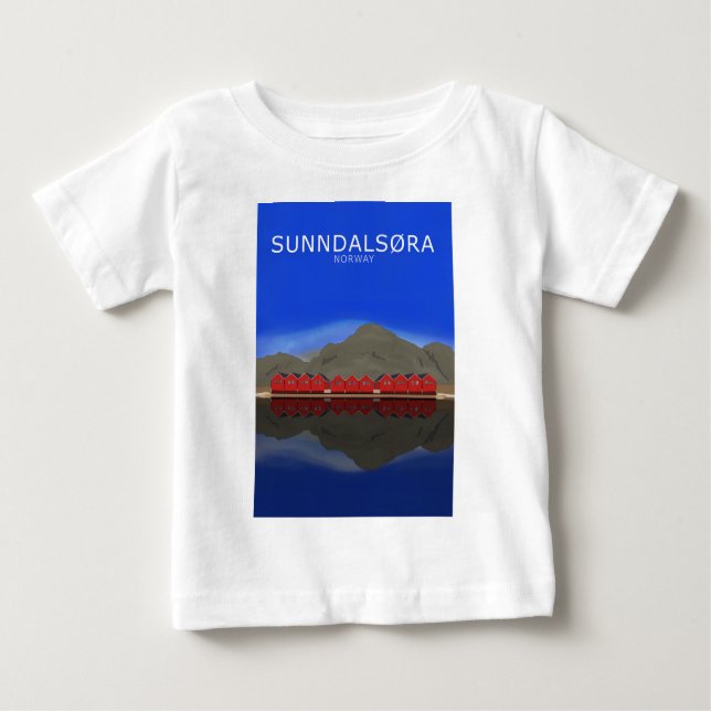 Camiseta De Bebé Sunndalsøra Noruega (Anverso)