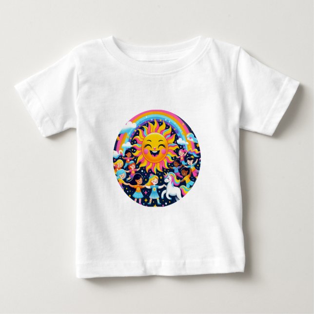 Camiseta De Bebé Sunny Smile (Anverso)