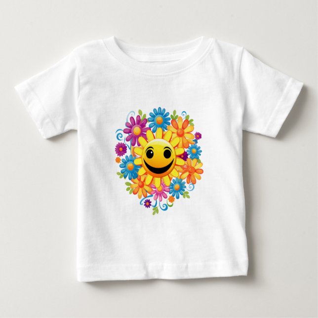 Camiseta De Bebé Sunny Smiles (Anverso)