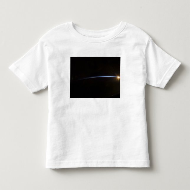 Camiseta De Bebé Sunrise como visto en el espacio (Anverso)