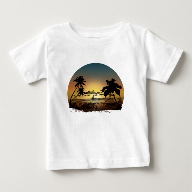 Camiseta De Bebé Sunset (Anverso)