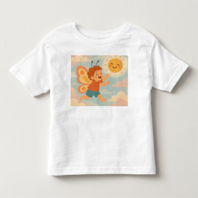Camiseta De Bebé Sunshine Chaser - Dreamy Summer Tee para los niños (Anverso)