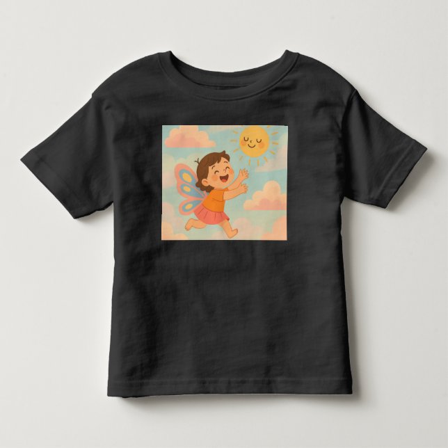 Camiseta De Bebé Sunshine Chaser - Dreamy Summer Tee para los niños (Anverso)