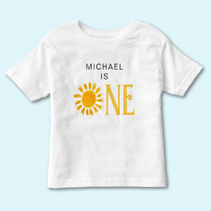 Camiseta De Bebé Sunshine First Birday Personalizado