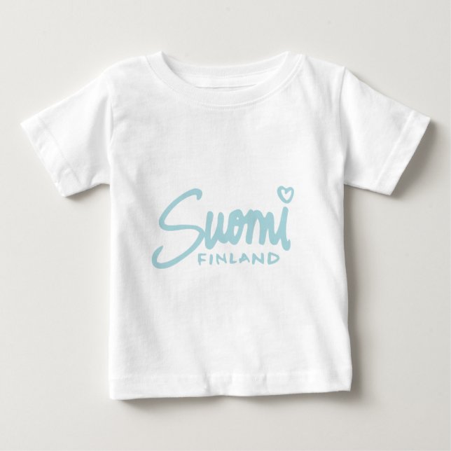 Camiseta De Bebé Suomi Finlandia 5 (Anverso)