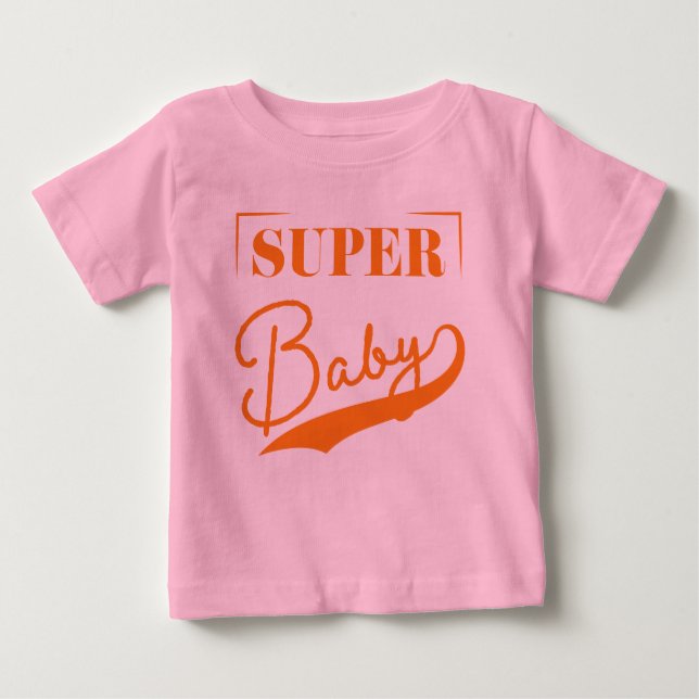 Camiseta De Bebé Super Baby (Anverso)