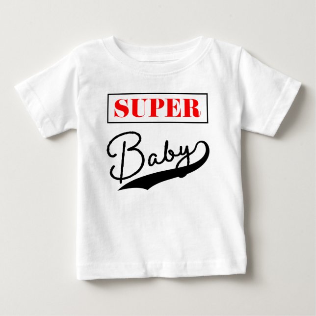 Camiseta De Bebé Super Baby (Anverso)