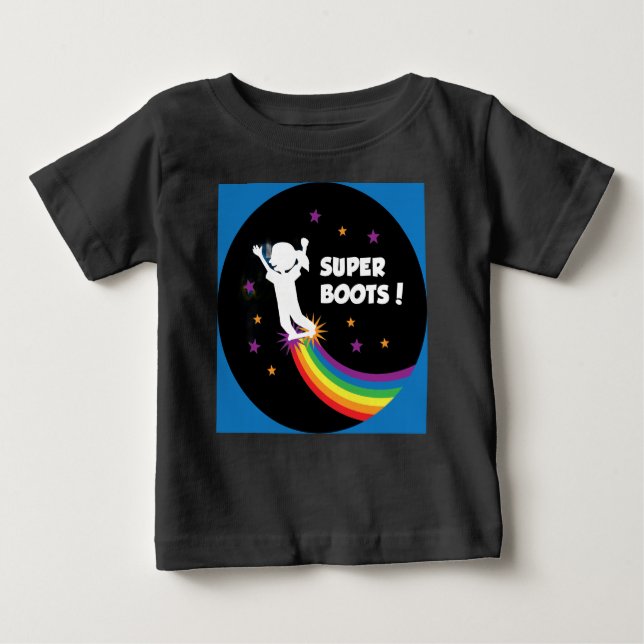 Camiseta De Bebé Super boots clubfoot awareness toddler t shirt (Anverso)
