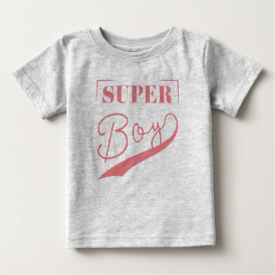 Camiseta De Bebé Super Boy