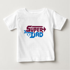 Camiseta De Bebé Super Dad Gamer Gift – Cute Retro