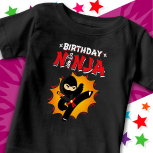 Camiseta De Bebé Super Fiesta Nacimiento Ninja estilo libro de hist