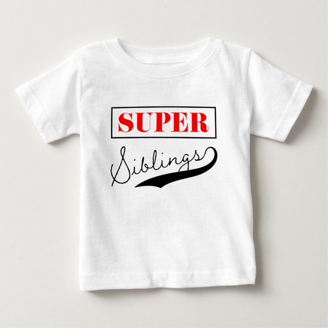 Camiseta De Bebé Super Hermano (Anverso)
