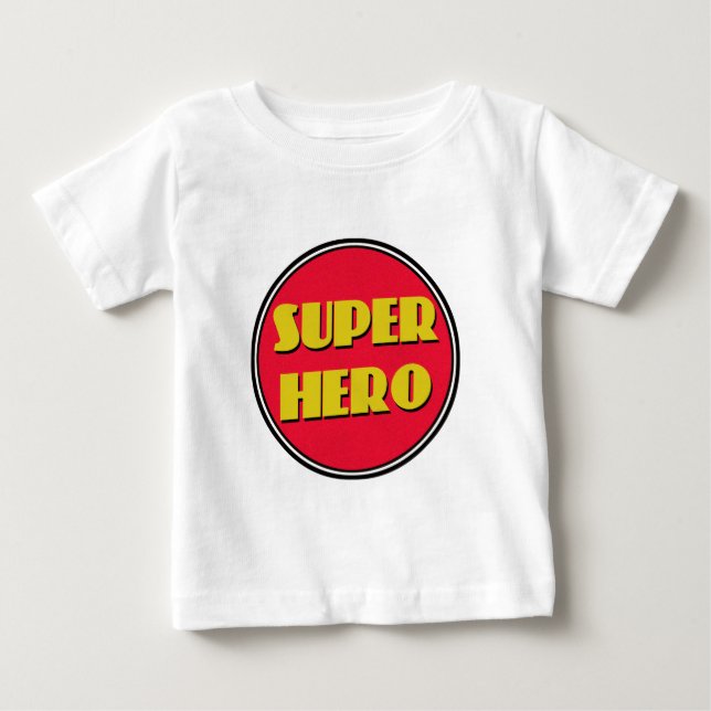 Camiseta De Bebé ¡Super Hero! (Anverso)