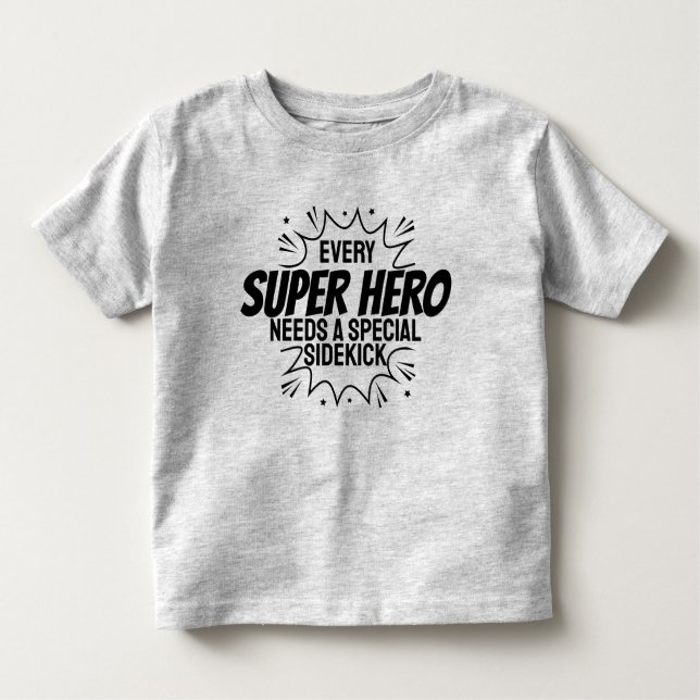 Camiseta De Bebé Super Hero T-Shirt (Anverso)