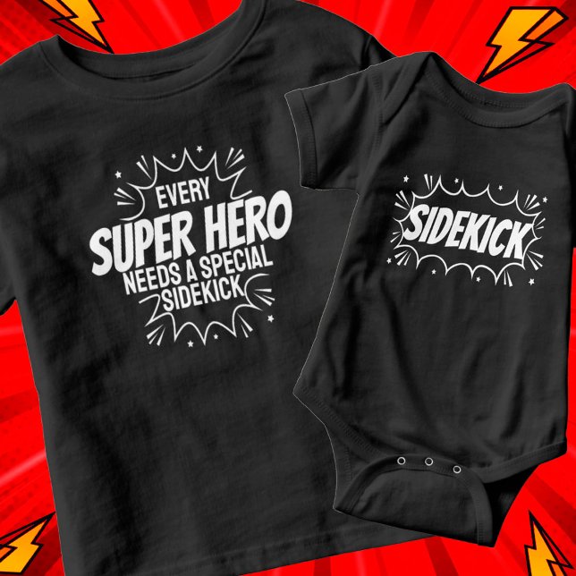 Camiseta De Bebé Super Hero T-Shirt (Subido por el creador)